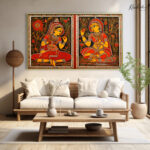 Sajna aur Sringar Canvas Wall Art
