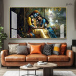 Radha and Krishna Swing Acrylic Wall Art