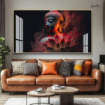 Lotus Buddha Acrylic Wall Art