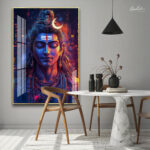 The Meditating Shiva Acrylic Wall Art