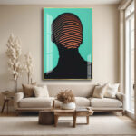 Neon Portrait Acrylic Wall Art