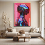 Holographic Guardian Acrylic Wall Art
