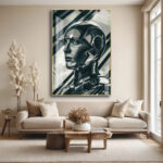 Metallic Gaze Acrylic Wall Art