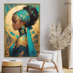 Azure Majesty Canvas Wall Art