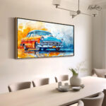 Azure Horizon Canvas Wall Art - Image 2
