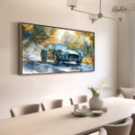 Emerald Speedster Canvas Wall Art - Image 2