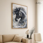 Celestial Stallion Canvas Wall Art - Image 2