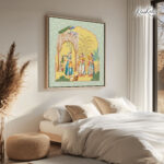 Village Celebration Canvas Wall Art - Image 2