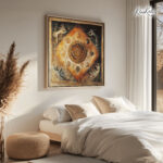 Cosmic Mandala Canvas Wall Art - Image 2