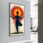 Solar Serenity Canvas Wall Art - Image 2