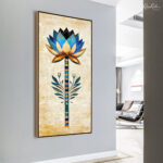 Sacred Bloom Canvas Wall Art - Image 2