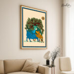 Vibrant Forms Canvas Wall Art - Image 2