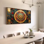 Sacred Wheel Canvas Wall Art - Image 2