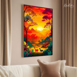 Jungle Majesty Canvas Wall Art - Image 2