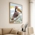 Folk Grandeur Canvas Wall Art - Image 2
