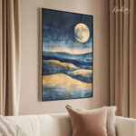 Indigo Sands Canvas Wall Art - Image 2