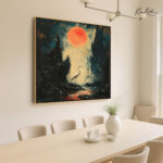 Nocturnal Grace Canvas Wall Art - Image 2