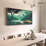 Emerald Escape Canvas Wall Art - Image 2