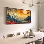 Celestial Meadow Canvas Wall Art - Image 2
