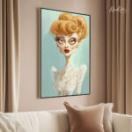 Retro Elegance Canvas Wall Art - Image 2