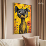 Solar Pup Canvas Wall Art - Image 2