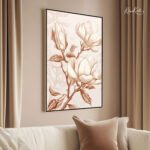 Serene Magnolias Canvas Wall Art - Image 2