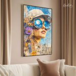 Lunar Lens Canvas Wall Art - Image 2