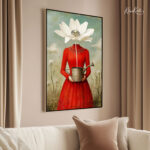 Petal Head Canvas Wall Art - Image 2