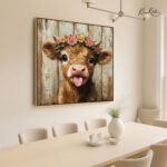 Bloom & Moo Canvas Wall Art - Image 2