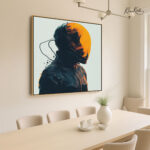 Cosmic Silence Canvas Wall Art - Image 2