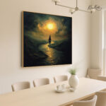 Golden Horizon Canvas Wall Art - Image 2