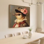 Vintage Elegance Canvas Wall Art - Image 2