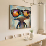 Speckled Spectacles Canvas Wall Art - Image 2