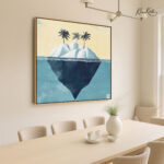 Tropical Paradox Canvas Wall Art - Image 2