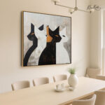 Sleek Shadows Canvas Wall Art - Image 2