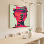 Echoes of Conflict Canvas Wall Art - Image 2