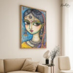 Graceful Rani Canvas Wall Art - Image 2