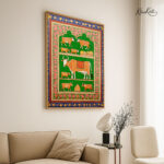 Shrinathji's Cows Canvas Wall Art - Image 2
