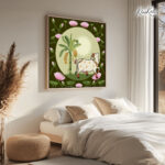 Kamadhenu Canvas Wall Art - Image 2