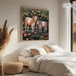 Lotus Pond Canvas Wall Art - Image 2