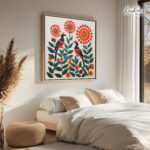 Tribal Bloom Canvas Wall Art - Image 2