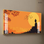 Meditation at Sunset Acrylic Wall Art - Image 2