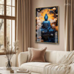 Dhyana Mudra Acrylic Wall Art - Image 2