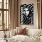 Abstract Woman Acrylic Wall Art - Image 2