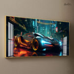 Car Shadowed Acrylic Wall Art - Image 2