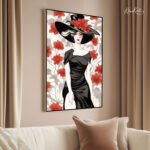 Noir Elegance Canvas Wall Art - Image 2