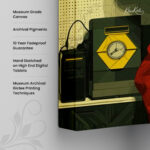 Retro Dial Canvas Wall Art - Image 3