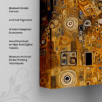 Golden Adele Canvas Wall Art - Image 3