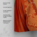 Terracotta Muse Canvas Wall Art - Image 3