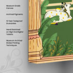 Vintage Sketch Canvas Wall Art - Image 3